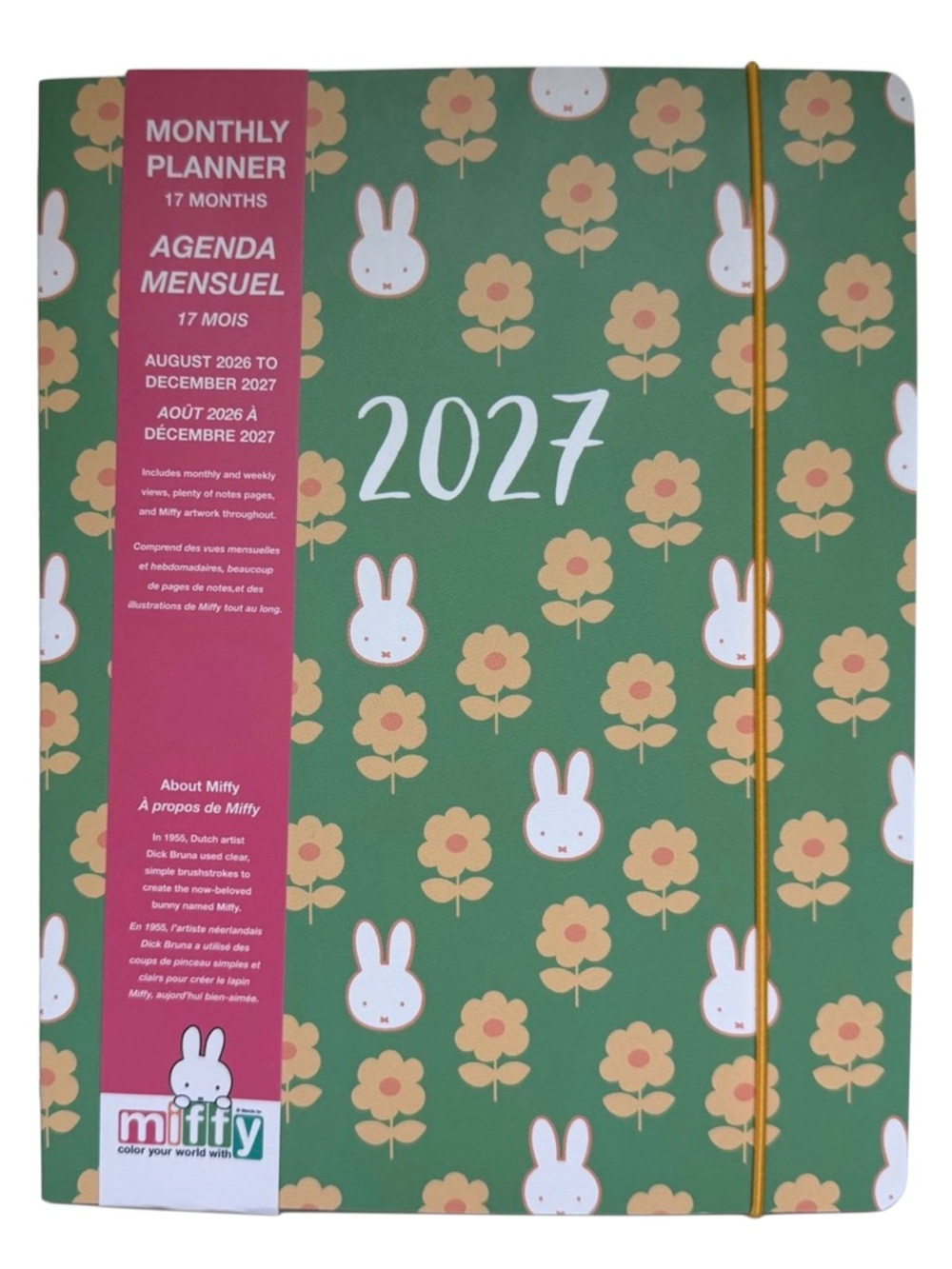 MIFFY 2027 Planner 17 month Monthly & Weekly Planner Calendar